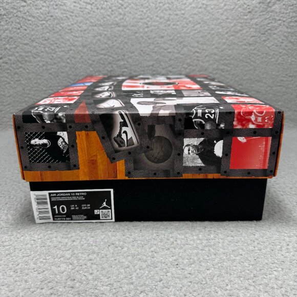 Jordan 10 Mens 10 Shoes Grey Black Shadow Nike Air Retro OG 2025 Sneakers - Picture 8 of 9